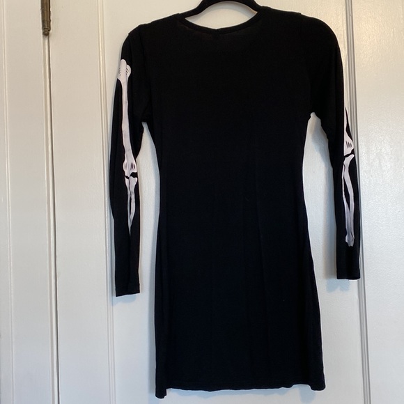 Halloween Costume Skeleton Black Dress - Picture 6 of 6
